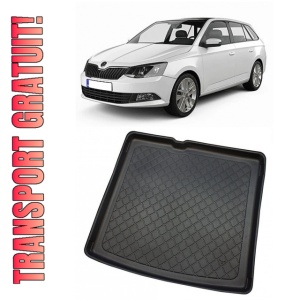 Skoda Fabia III Combi din 11.2014 - Prezent, Tavita Pentru Portbagaj Lux Premium Dedicata, Portbagaj Inferior *3