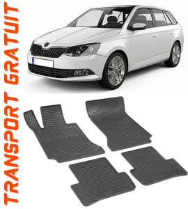 Skoda Fabia III, Combi, fabricat din 11.2014 - Prezent, set covorase auto dedicate, din cauciuc 100% Premium accesorii pentru autoturismul tau - masina v161017