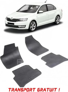 Skoda Fabia III fabricat din 11.2014 - Prezent, Sedan, set covorase auto dedicate, din cauciuc 100% Premium - Transport Gratuit accesorii pentru autoturismul tau - masina v37881