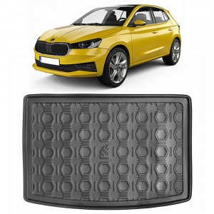 Skoda Fabia IV Hatchback (Podea Inalta) 2020-2025 Tavita cauciuc pentru protectie portbagaj