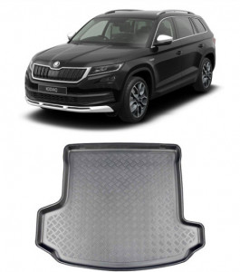 Skoda Kodiaq Suv din 03.2017 - Prezent, Tavita Pentru Portbagaj Lux Premium Dedicata, Rand 3 Culcat *2 accesorii pentru autoturismul tau - masina v193548