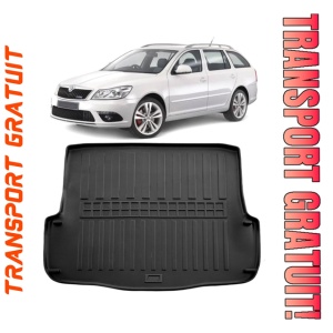 Skoda Octavia II (A5) Combi Cu Podea Joasa (2004-2013) Tavita cauciuc pentru protectie portbagaj dedicata pentru SKODA Octavia II Transport Gratuit