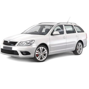 Skoda Octavia II Rs, Hatchback, Din 03.2004 - 01.2013 , Set Covorase Auto Tip Tavita Premium 3D, din cauciuc accesorii pentru autoturismul tau - masina v172136