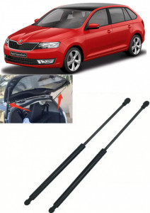 Skoda Rapid Set 2 amortizoare pentru portbagaj / haion Krosno compatibil cu Skoda Rapid Hatchback fabricat intre 2012-2019 accesorii pentru autoturismul tau - masina v87420