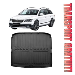 Skoda Superb III (3V) Combi (2015-prezent) Tavita cauciuc pentru protectie portbagaj dedicata pentru SKODA Superb Transport Gratuit