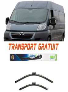 Stergatoare Citroen Jumper II Bus Set 2 stergatoare parbriz Valeo 600/475mm pentru Citroen JUMPER II Bus (2006-2019) (65 cm / 55 cm) accesorii pentru autoturismul tau - masina v7544