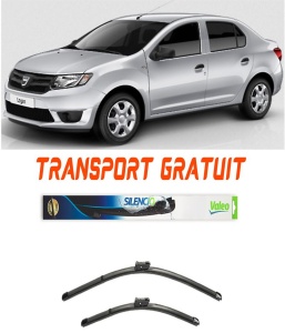 Stergatoare Dacia Logan II Set 2 stergatoare parbriz Valeo 600/475mm pentru Dacia LOGAN II (2012) (55 cm / 47.5 cm) accesorii pentru autoturismul tau - masina v11986