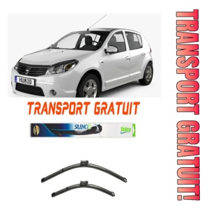 Stergatoare Dacia Sandero Set 2 stergatoare parbriz Valeo 600/475mm pentru Dacia SANDERO (2008-2013) (50 cm / 50 cm)