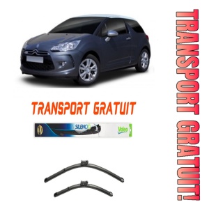 Stergatoare Ds Ds Set 2 stergatoare parbriz Valeo pentru Ds Ds 2015-2019 (60 cm / 40 cm)