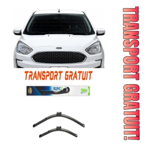 Stergatoare Ford Ka Set 2 stergatoare parbriz pentru parbriz pentru Ford KA fabricat in perioada 2008- 2010, breloc Hella (60 cm / 35 cm)