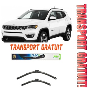 Stergatoare Jeep Compass Set 2 stergatoare parbriz Valeo 60 cm/45 cm pentru Jeep Compass (Mp, M6, Mv, M7) din 2017 (60 cm / 45 cm)