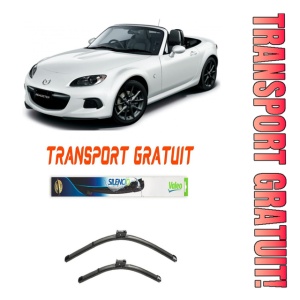 Stergatoare Mazda Mx-5 III Set 2 stergatoare parbriz Valeo 45 cm/45 cm pentru Mazda Mx-5 III (Nc) din 2005-2014 (45 cm / 45 cm)