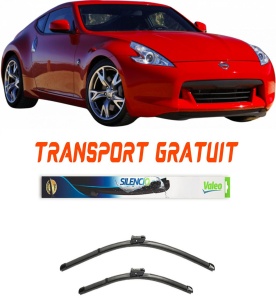 Stergatoare Nissan 370Z Coupe Set 2 stergatoare parbriz Valeo 600/475mm pentru Nissan 370Z Coupe (Z34) (2009) (53 cm / 47.5 cm) accesorii pentru autoturismul tau - masina v19466