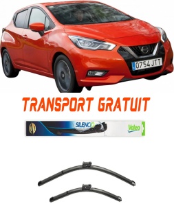 Stergatoare Nissan Micra Set 2 stergatoare parbriz Valeo pentru Nissan Micra 2016 (65 cm / 34 cm) accesorii pentru autoturismul tau - masina v7064