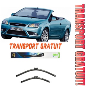 Stergatoare Set 2 stergatoare parbriz Valeo 600/475mm pentru Ford FOCUS II Convertible (2006-2010) Valeo