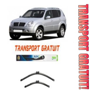 Stergatoare Ssangyong Rexton Set 2 stergatoare parbriz Valeo 600/475mm pentru Ssangyong REXTON / REXTON II (GAB_) (2002-2013) (50 cm / 50 cm)