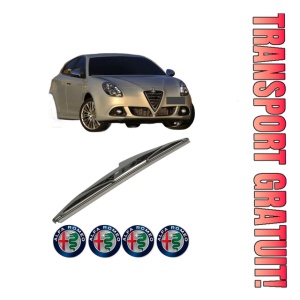 Stergator lamela spate ALFA ROMEO GIULIETTA Hatchback Van (940_) din 2011 - 2020, pentru luneta auto, Bosch Twin, din cauciuc siliconat rezistent, 4 Stickere Auto ALFA ROMEO