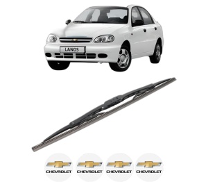Stergator lamela spate CHEVROLET LANOS Saloon din 2005 - 2018, pentru luneta auto, Bosch Twin, din cauciuc siliconat rezistent, 4 Stickere Auto CHEVROLET v30174
