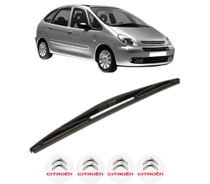 Stergator lamela spate CITROEN XSARA PICASSO (N68) din 1999 - 2012, pentru luneta auto, Bosch Twin, din cauciuc siliconat rezistent, 4 Stickere Auto CITROEN v27739