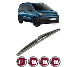 Stergator lamela spate FIAT DOBLO MPV (510_, 511_, 360_, 361_) din 2022 - 2023, pentru luneta auto, Bosch Twin, din cauciuc siliconat rezistent, 4 Stickere Auto FIAT v28188
