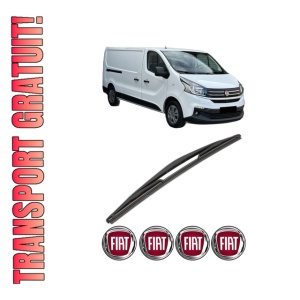 Stergator lamela spate FIAT TALENTO Bus (296_) din 2016, pentru luneta auto, Valeo Silencio, din cauciuc siliconat rezistent, 4 Stickere Auto FIAT