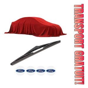 Stergator lamela spate FORD KUGA I VAN din 2008 - 2012, pentru luneta auto, Bosch Twin, din cauciuc siliconat rezistent, 4 Stickere Auto FORD