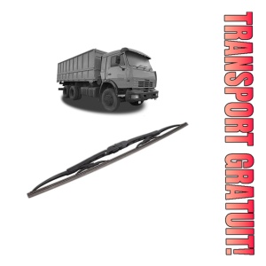 Stergator lamela spate KAMAZ 53229 din 1999, pentru luneta auto, Bosch Twin, din cauciuc siliconat rezistent, 4 Stickere Auto KAMAZ