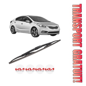 Stergator lamela spate KIA CERATO III Saloon (YD) din 2013 - 2018, pentru luneta auto, Bosch Twin, din cauciuc siliconat rezistent, 4 Stickere Auto KIA