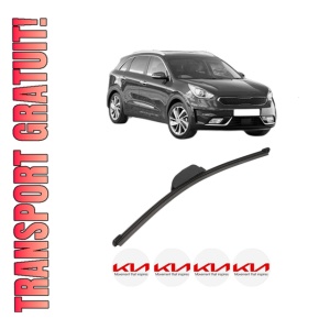 Stergator lamela spate KIA NIRO I (DE) din 2016 - 2022, pentru luneta auto, Valeo Silencio, din cauciuc siliconat rezistent, 4 Stickere Auto KIA