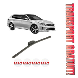 Stergator lamela spate KIA OPTIMA Sportswagon (JF) din 2016 - 2019, pentru luneta auto, Bosch Aerotwin, din cauciuc siliconat rezistent, 4 Stickere Auto KIA