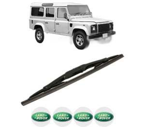 Stergator lamela spate LAND ROVER DEFENDER Platform/Chassis (L316) din 2007 - 2016, pentru luneta auto, Bosch Twin, din cauciuc siliconat rezistent, 4 Stickere Auto LAND ROVER v31254