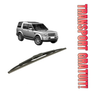 Stergator lamela spate LAND ROVER DISCOVERY IV (L319) din 2009 - 2018, pentru luneta auto, Bosch Twin, din cauciuc siliconat rezistent, 4 Stickere Auto LAND ROVER