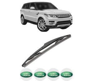 Stergator lamela spate LAND ROVER DISCOVERY SPORT VAN (L550) din 2014, pentru luneta auto, Valeo Silencio, din cauciuc siliconat rezistent, 4 Stickere Auto LAND ROVER v17824