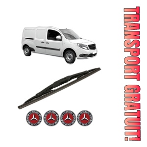 Stergator lamela spate MERCEDES-BENZ CITAN Box Body/MPV (W415) din 2012 - 2021, pentru luneta auto, Bosch Twin, din cauciuc siliconat rezistent, 4 Stickere Auto MERCEDES-BENZ