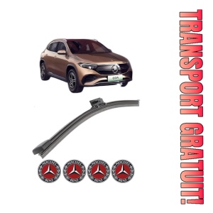 Stergator lamela spate MERCEDES-BENZ EQA (H243) din 2021, pentru luneta auto, Bosch Aerotwin, din cauciuc siliconat rezistent, 4 Stickere Auto MERCEDES-BENZ
