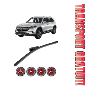 Stergator lamela spate MERCEDES-BENZ EQB (X243) din 2021 - 2024, pentru luneta auto, Bosch Aerotwin, din cauciuc siliconat rezistent, 4 Stickere Auto MERCEDES-BENZ