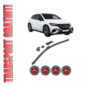 Stergator lamela spate MERCEDES-BENZ EQE SUV (X294) din 2022, pentru luneta auto, Valeo HydroConnect, din cauciuc siliconat rezistent, 4 Stickere Auto MERCEDES-BENZ