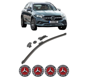 Stergator lamela spate MERCEDES-BENZ GLC (X254) din 2022, pentru luneta auto, Valeo HydroConnect, din cauciuc siliconat rezistent, 4 Stickere Auto MERCEDES-BENZ v16984