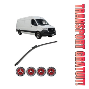 Stergator lamela spate MERCEDES-BENZ SPRINTER 4-t Van (B907, B910) din 2021 - 2025, pentru luneta auto, Bosch Aerotwin, din cauciuc siliconat rezistent, 4 Stickere Auto MERCEDES-BENZ