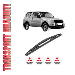 Stergator lamela spate MITSUBISHI PAJERO IV (V8_W, V9_W) din 2006, pentru luneta auto, Valeo Silencio, din cauciuc siliconat rezistent, 4 Stickere Auto MITSUBISHI