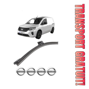 Stergator lamela spate NISSAN TOWNSTAR EVALIA MPV (XFK) din 2024, pentru luneta auto, Bosch Aerotwin, din cauciuc siliconat rezistent, 4 Stickere Auto NISSAN