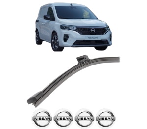 Stergator lamela spate NISSAN TOWNSTAR MPV (XFK) din 2021, pentru luneta auto, Bosch Aerotwin, din cauciuc siliconat rezistent, 4 Stickere Auto NISSAN v25204