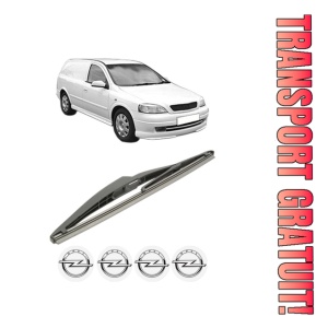 Stergator lamela spate OPEL ASTRA G Estate Van (F70) din 1998 - 2005, pentru luneta auto, Bosch Twin, din cauciuc siliconat rezistent, 4 Stickere Auto OPEL