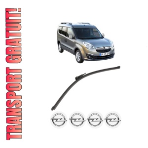 Stergator lamela spate OPEL COMBO Tour (X12) din 2012, pentru luneta auto, Valeo Silencio Xtrm, din cauciuc siliconat rezistent, 4 Stickere Auto OPEL