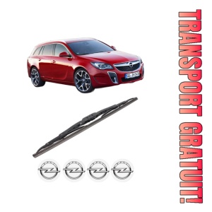Stergator lamela spate OPEL INSIGNIA A Country Tourer (G09) din 2008 - 2017, pentru luneta auto, Bosch Twin, din cauciuc siliconat rezistent, 4 Stickere Auto OPEL