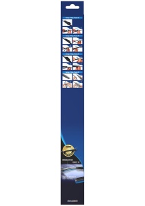 Stergator lamela spate OPEL VIVARO B Bus (X82) din 2014 - 2019, pentru luneta auto, Valeo Silencio, din cauciuc siliconat rezistent, 4 Stickere Auto OPEL v16449