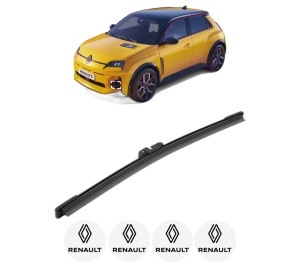 Stergator lamela spate RENAULT 5 E-TECH din 2025, pentru luneta auto, Bosch Aerotwin, din cauciuc siliconat rezistent, 4 Stickere Auto RENAULT v26769