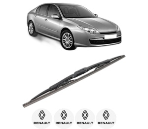 Stergator lamela spate RENAULT LAGUNA III (BT0/1) din 2007 - 2015, pentru luneta auto, Bosch Twin, din cauciuc siliconat rezistent, 4 Stickere Auto RENAULT v29989