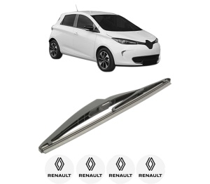 Stergator lamela spate RENAULT ZOE Hatchback Van (BFM_) din 2019, pentru luneta auto, Bosch Twin, din cauciuc siliconat rezistent, 4 Stickere Auto RENAULT v27189