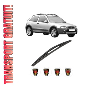 Stergator lamela spate ROVER STREETWISE Hatchback din 2003 - 2005, pentru luneta auto, Valeo Silencio, din cauciuc siliconat rezistent, 4 Stickere Auto ROVER